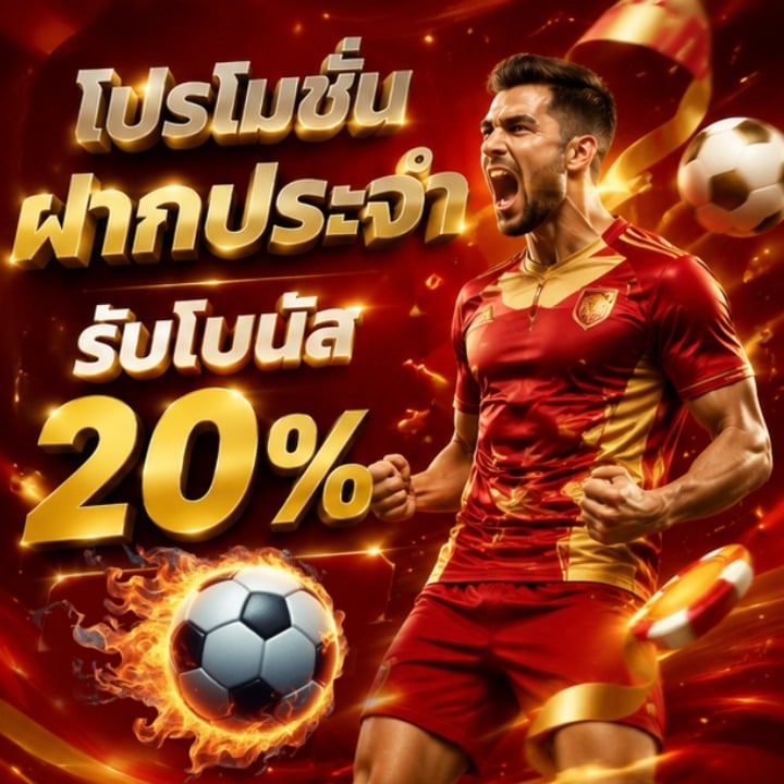 โปรโมชั่นฝากประจำ รับโบนัส 20%